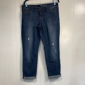 GAP Women's Dark Blue Ankle Jeans